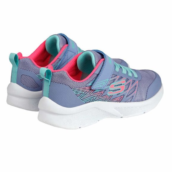 Skechers Kids' Girls Bungee Running Shoe - Picture 3 of 4
